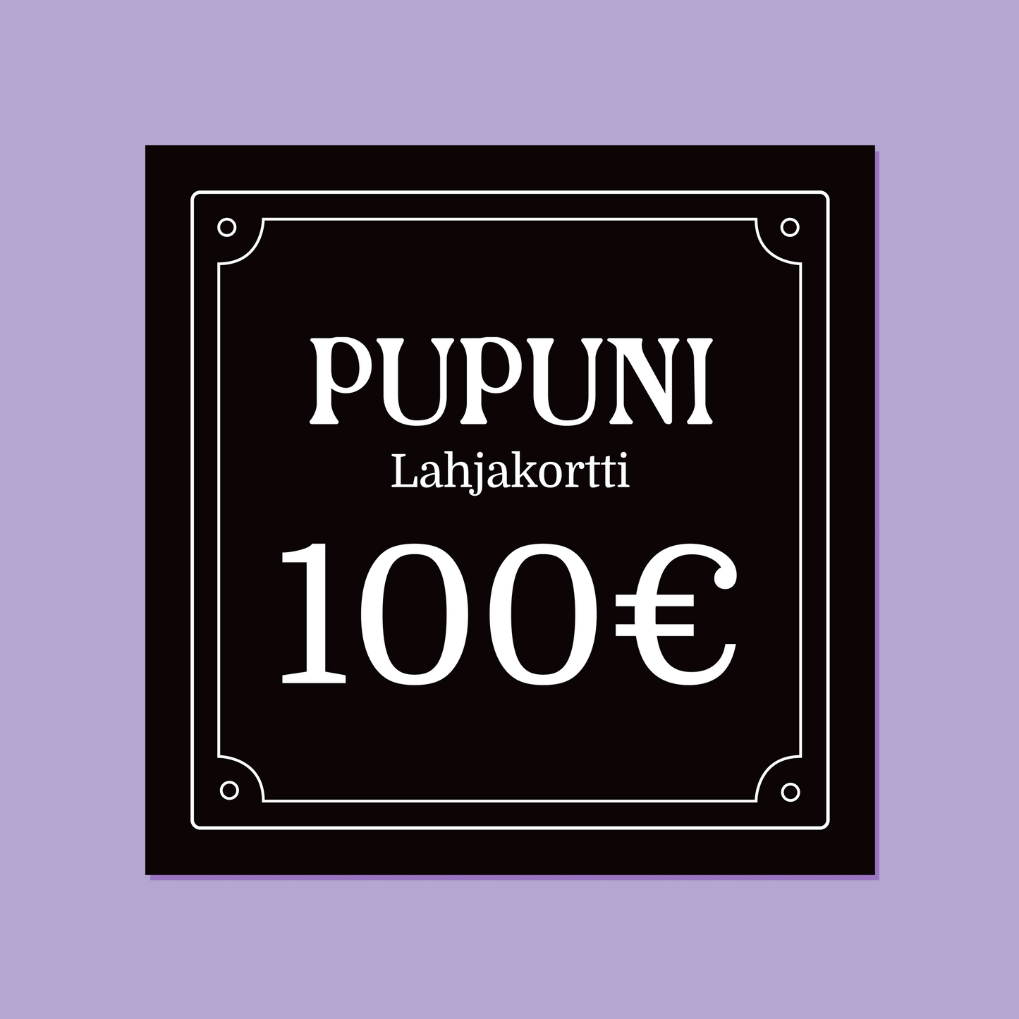 Pupuni lahjakortti